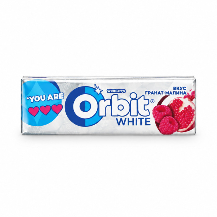 Orbit White Granat-Malina saqich, 13.6 g