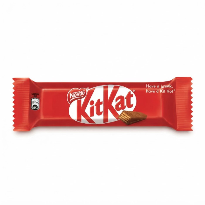 KitKat sutli shokolad bilan qoplangan vafli batonchasi, 11 g