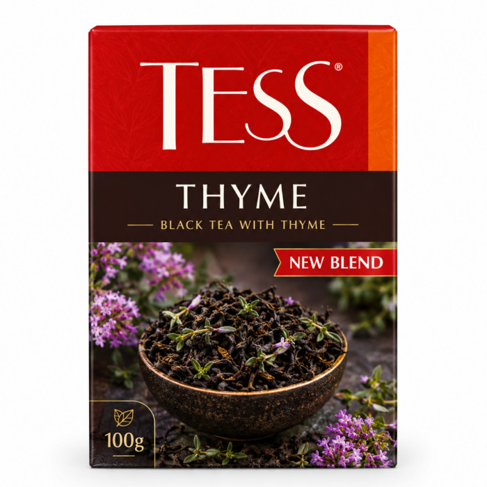 Tess Thyme kekikli qora choy, 100 g