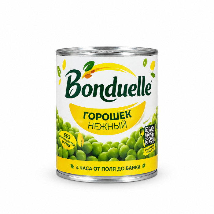 Bonduelle nozik yashil no'xat, 400 g