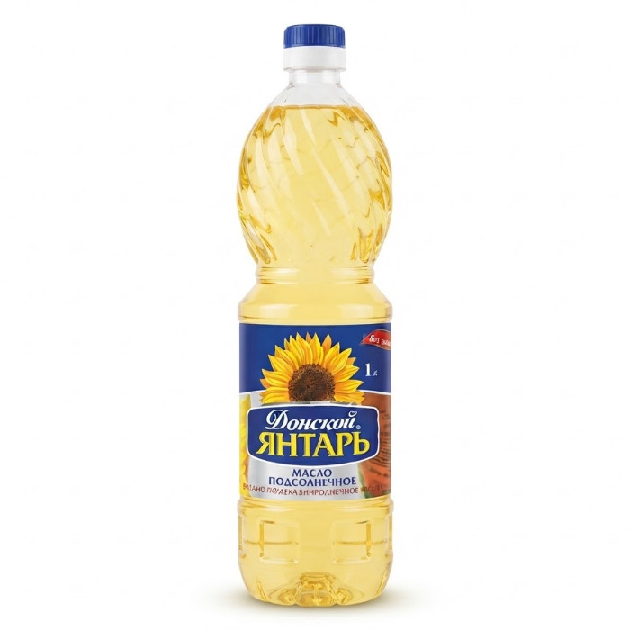 Донской Янтарь tozalangan kungaboqar yog'i, 1 l