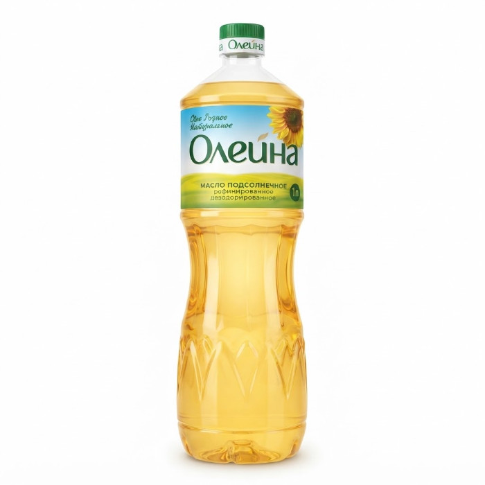 Олейна tozalangan kungaboqar yog'i, 1 l