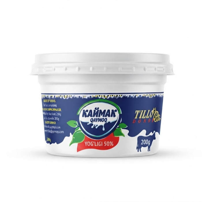 Tillo Domor 50% qaymoq, 200 g