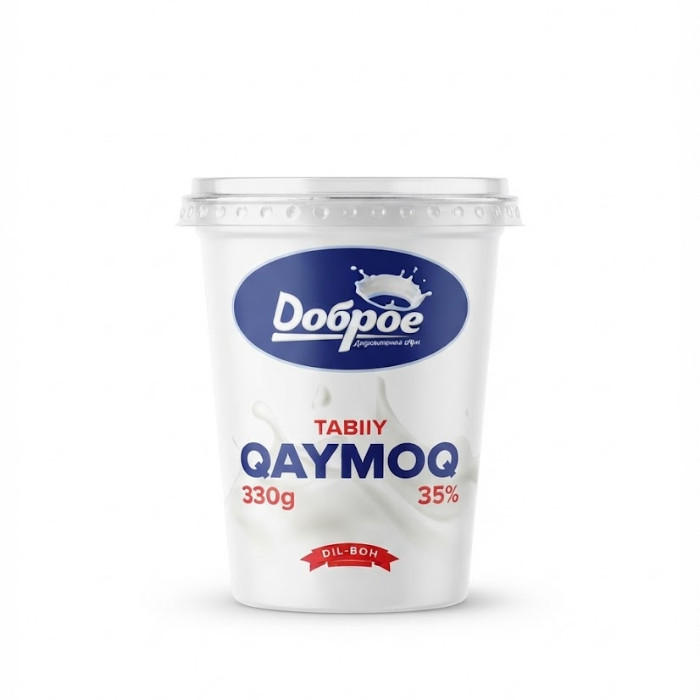 Доброе 35% qaymoq, 330 g
