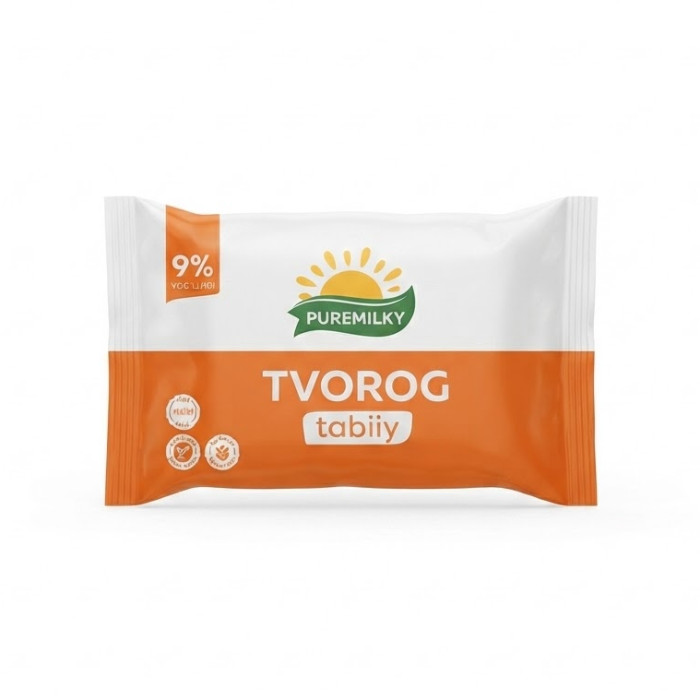 Pure Milky 9% tvorog, 200 g