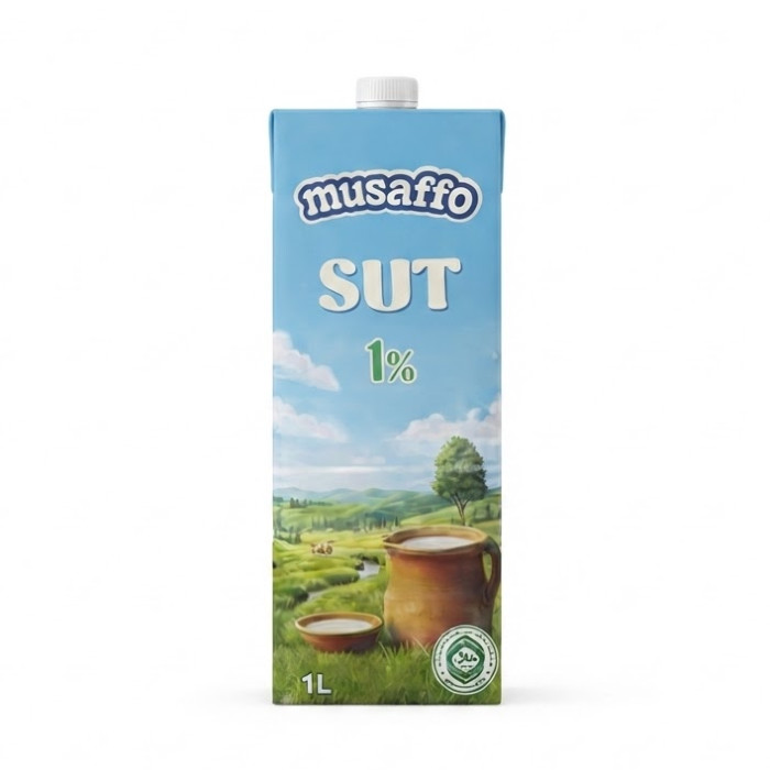 Musaffo 1% sut, 1 l