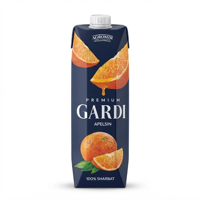Agromir Gardi apelsin sharbati, 1 l