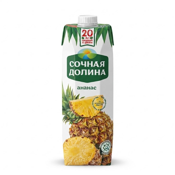 Sochnaya Dolina ananas nektari, 1 l
