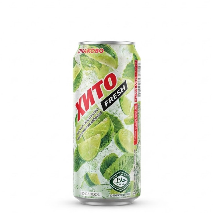 Ochako Mohito Fresh gazlangan ichimligi, 450 ml