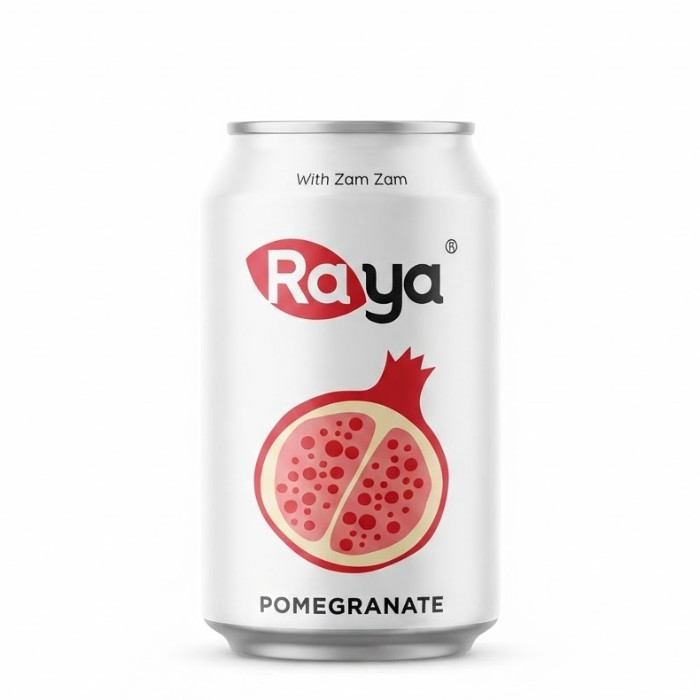 Raya anor sharbati Zam-Zam suvi bilan, 330 ml