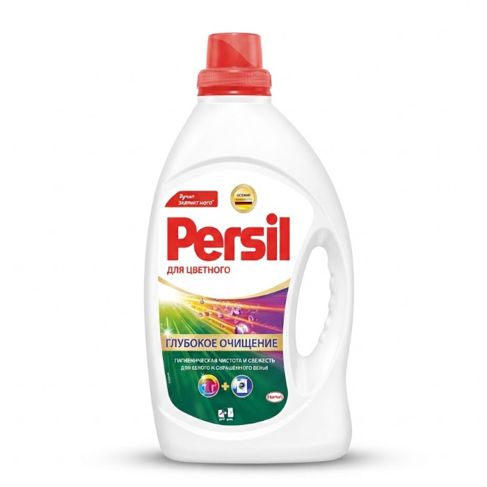 Persil dlya tsvetnogo Glubokoye ochishcheniye rangli kiyimlar uchun suyuq kir yuvish geli, 1,3 L