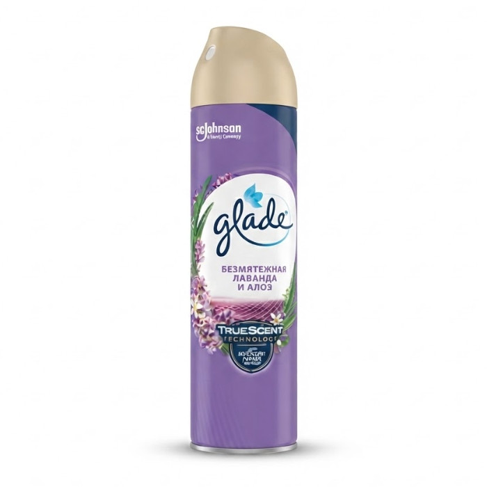 Glade Bezzmyatejnaya lavanda i aloe havo purkagich, 300 ml