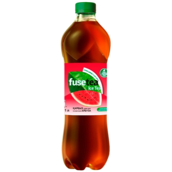 Fuse Tea Qora choy va tarvuz, 1 l