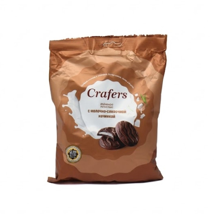 Crafers Brownie pechenyalar, sut va qaymoq bilan to'ldirilgan, 300 g