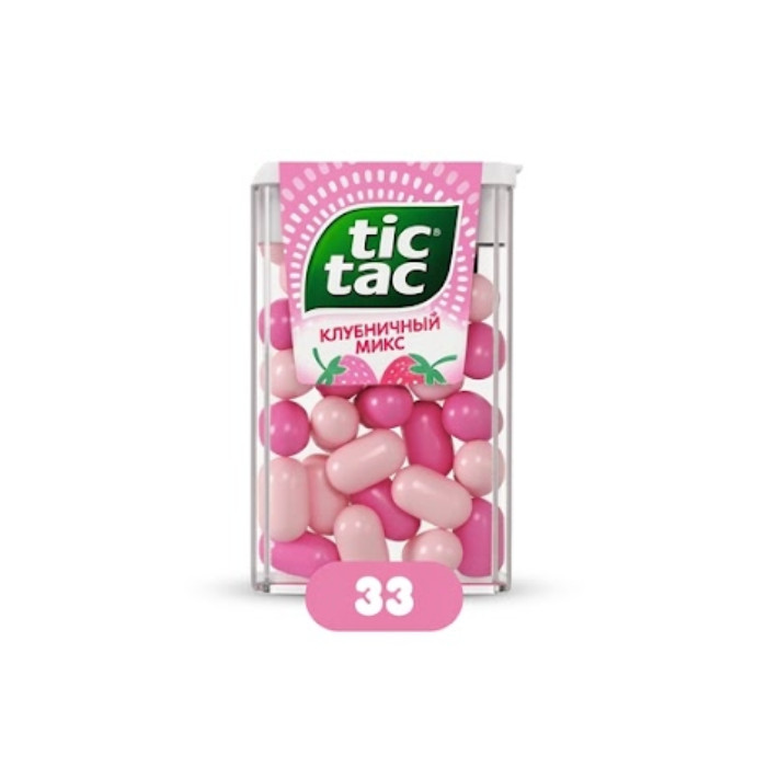 Draje Tic Tac, Qulupnay, 16 g