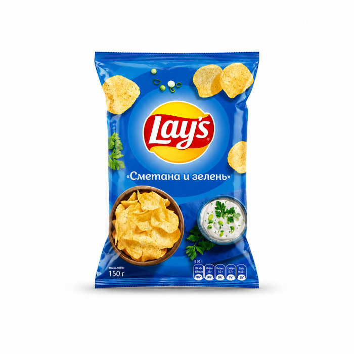 Lay's Smetana va ko'katlar 140 g