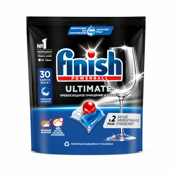Finish Idish yuvish mashinasi tabletkalari 30 dona