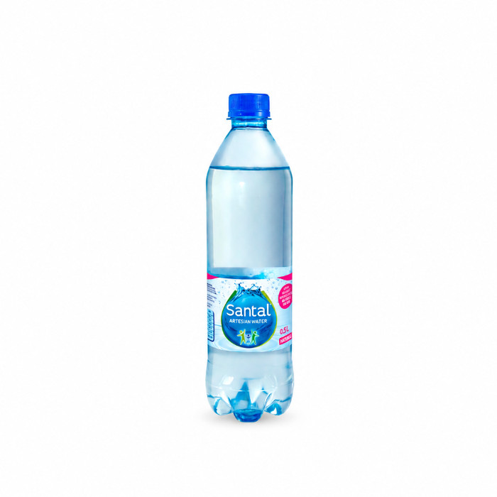 Santal gazlangan artezian suvi, 0.5 l