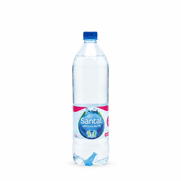 Santal gazlangan artezian suvi, 1.5 l