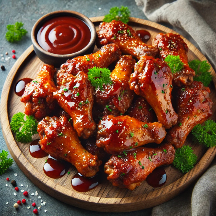 Alitas de Pollo a la BBQ