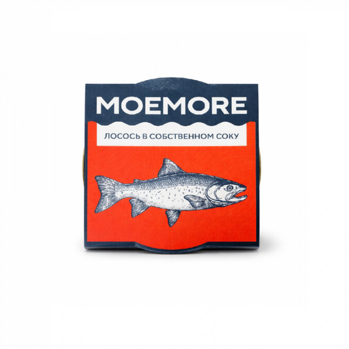 Лосось собственном соку MOEMORE 160гр