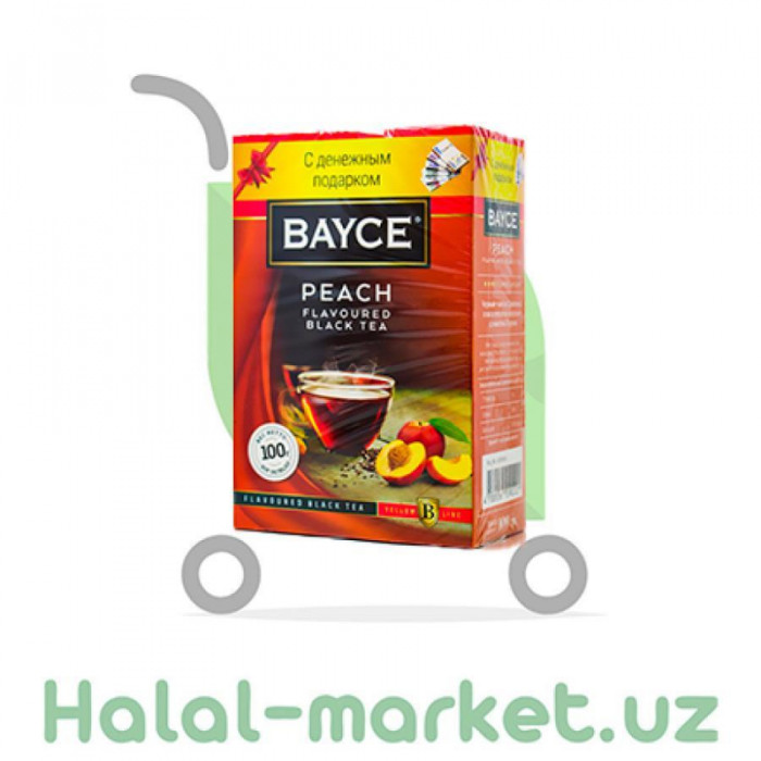 Чай черный BAYCE Персик 100гр