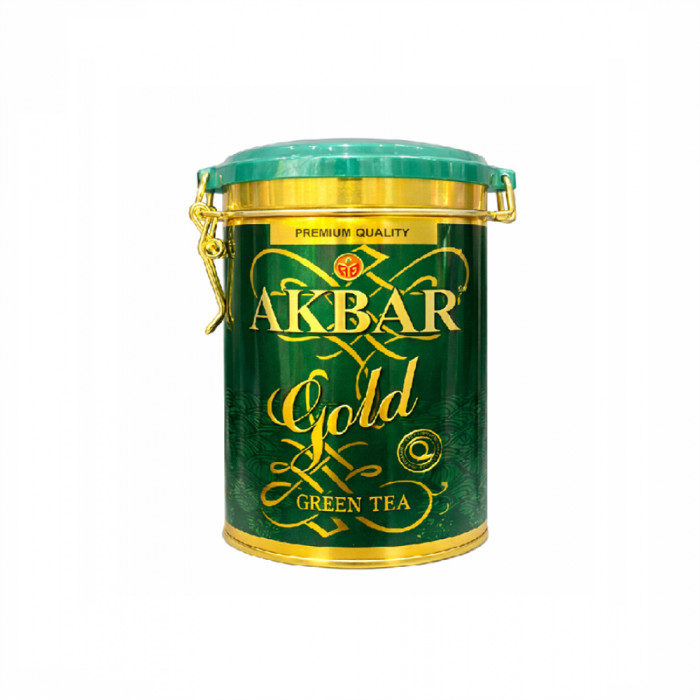 AKBAR GOLD yashil choy 275g konservada