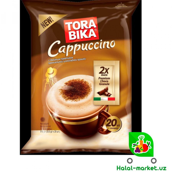 Кофе TORABIKA FLAVACINO Orange Cappuccino 21.5гр
