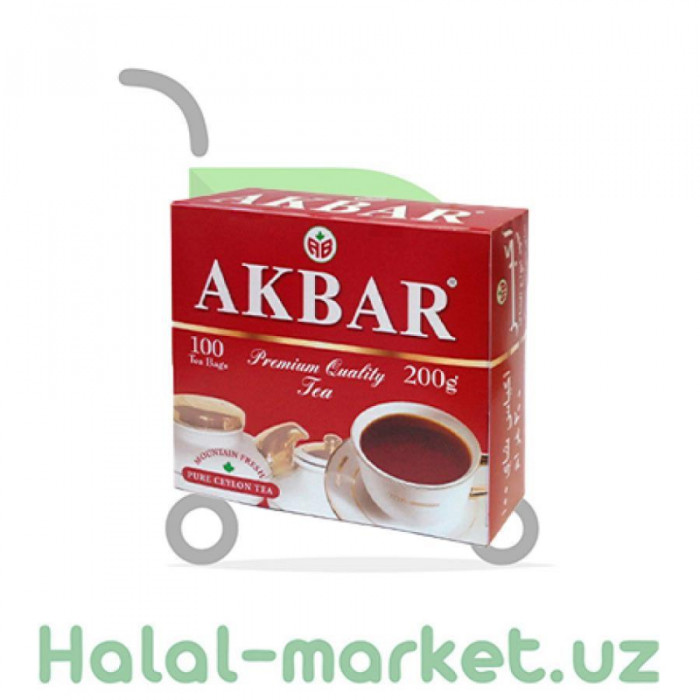 AKBAR qora choyi 100 ta paket
