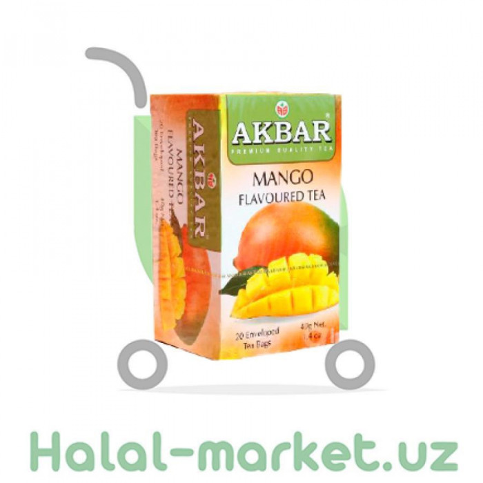Чай черный AKBAR Манго 20пак