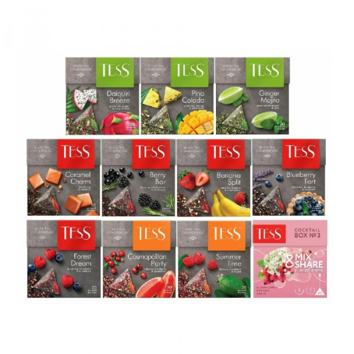 Чай TESS Пирамида 20bags