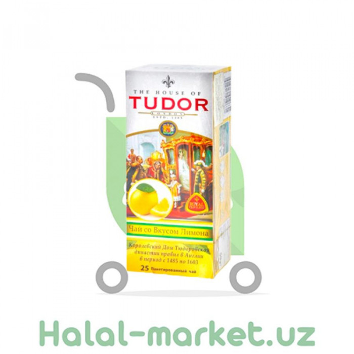 Чай чёрный TUDOR Лимон 25 bags
