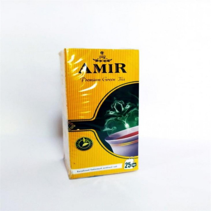 Чай зеленый AMIR пакетики 25гр