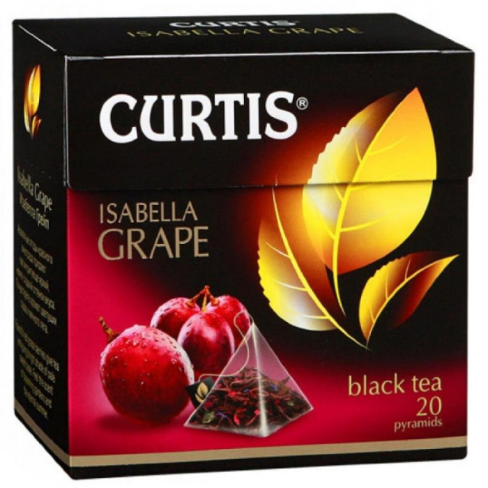 Чай черный CURTIS Изабелла Грейп 20пир