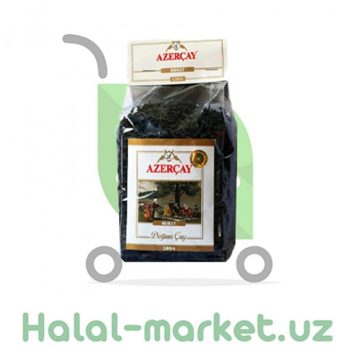Чай черный крупнолистовой AZERCAY Buket 100гр д/п
