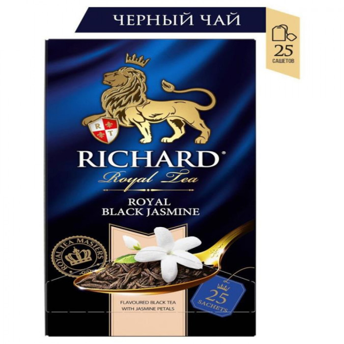 RICHARD Royal Jasmine qora chai 25 dona
