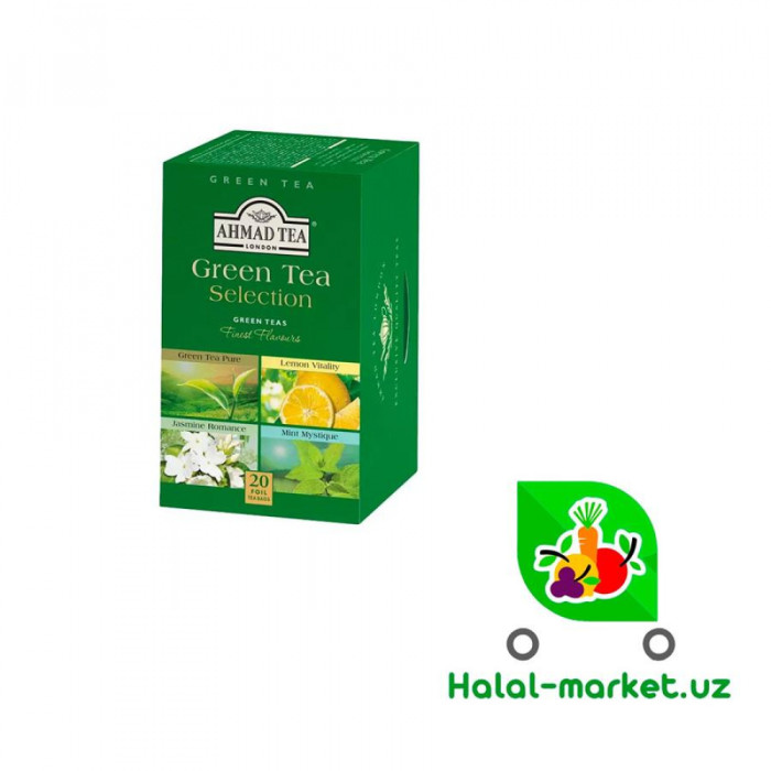 Чай черный AHMAD TEA  Flavoured Green Tea  20пак