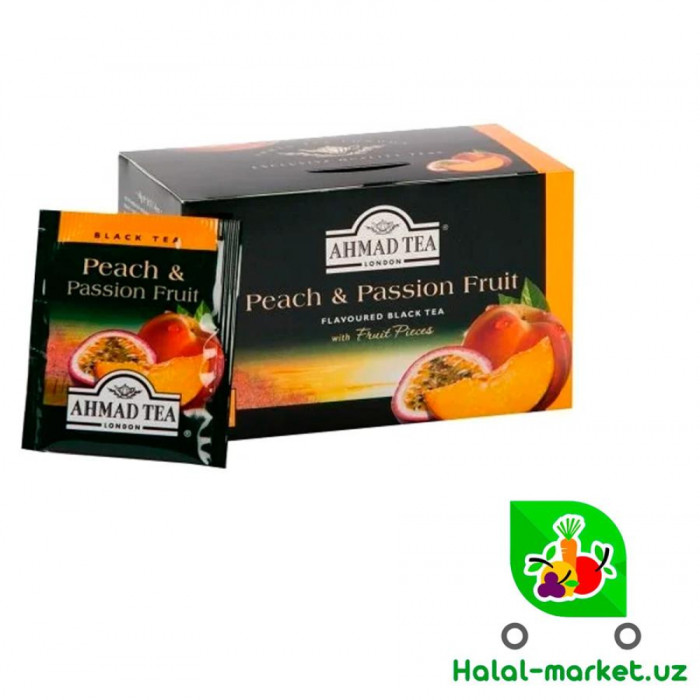 Чай черный AHMAD TEA Peach Passion Fruit 20пак