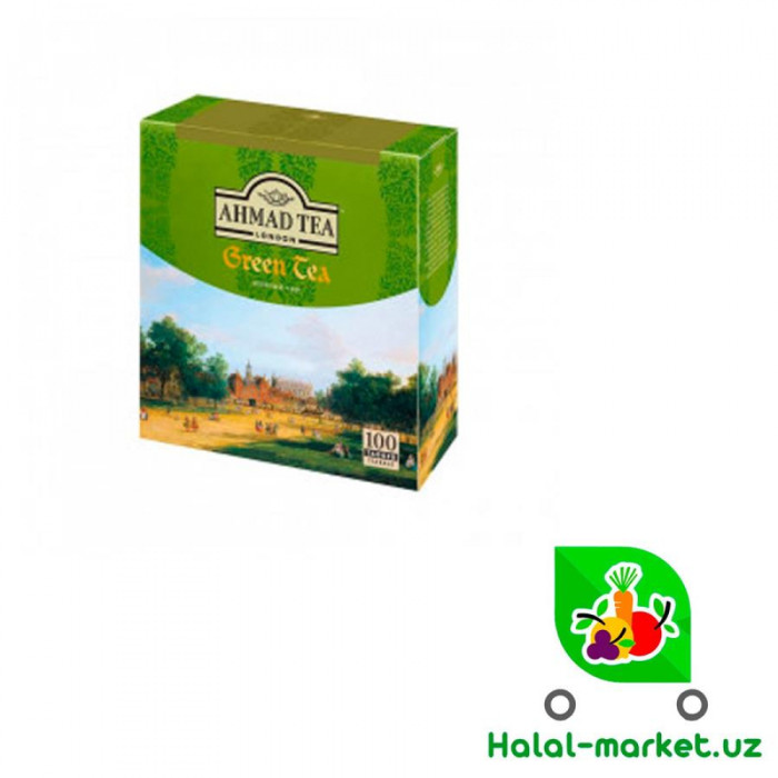 Чай черный AHMAD TEA Green Tea 100пак