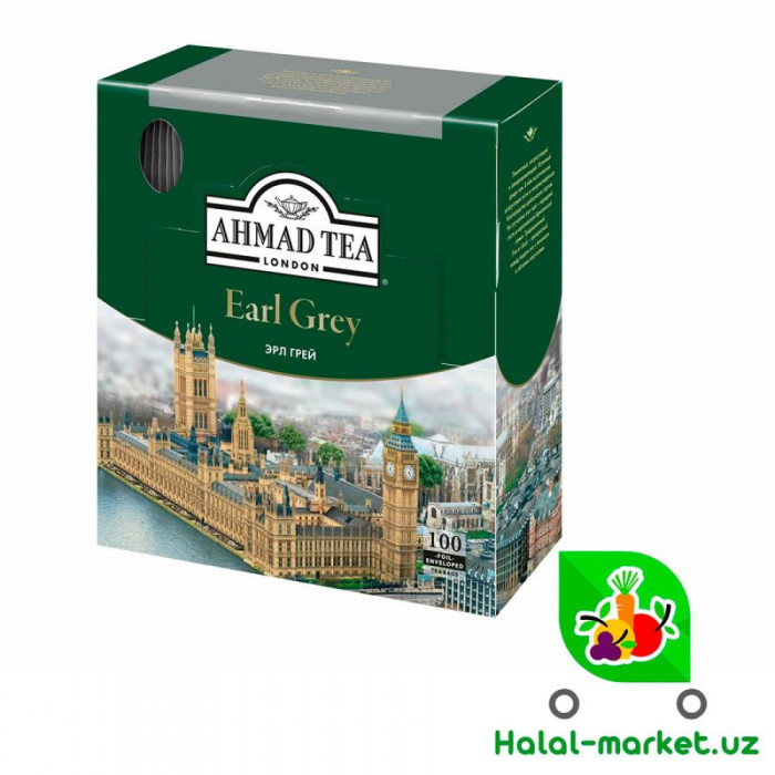 Чай черный AHMAD TEA Earl Grey Tea 100пак