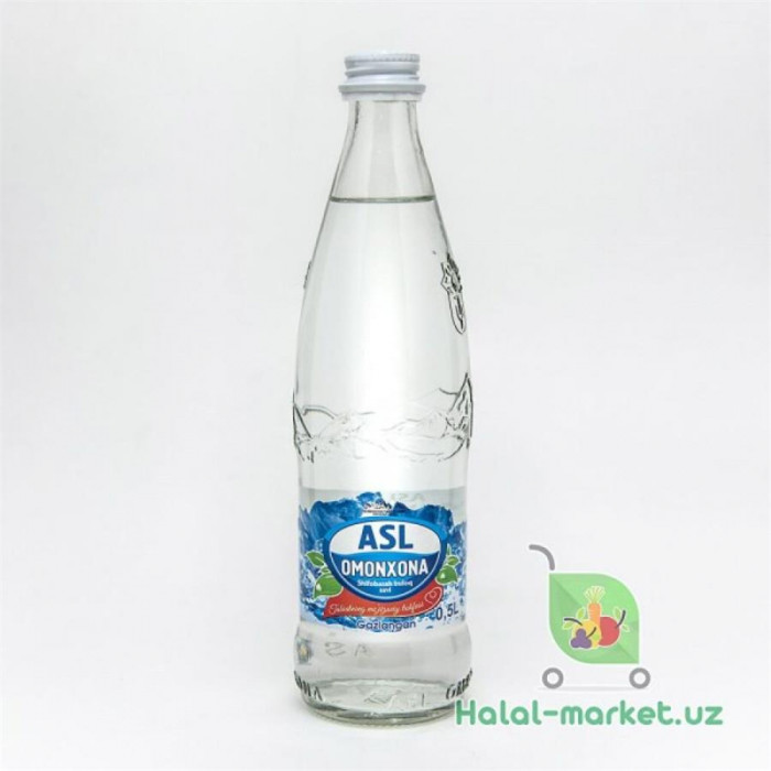 Вода газированная ASL OMONXONA 0,5л
