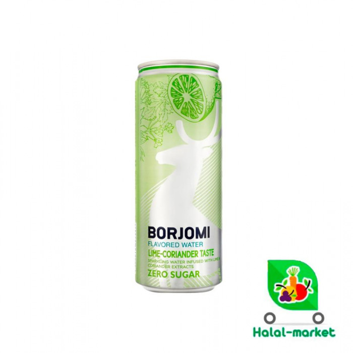 Вода BORJOMI Lime Coriander Taste 0,33л ж/б