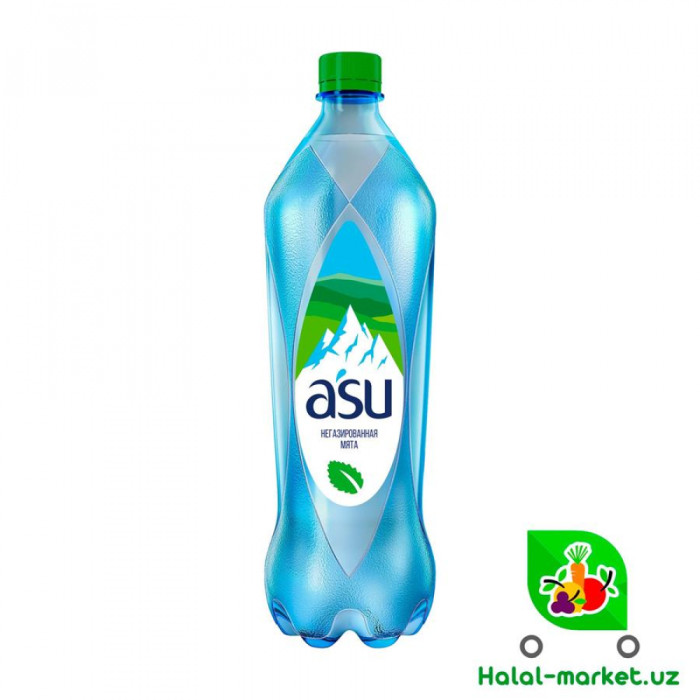 Вода б/газ ASU Мята 1л