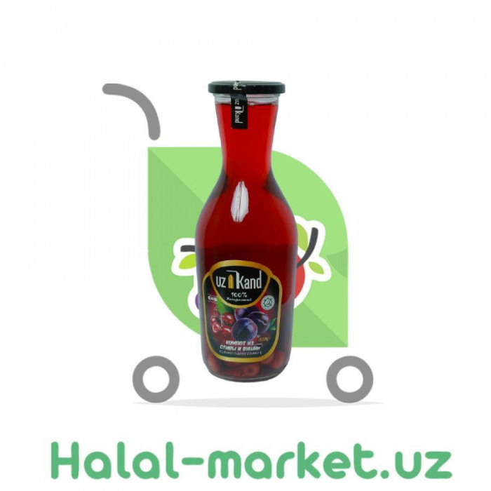 Компот UZKAND из Сливы и Вишни 1100гр