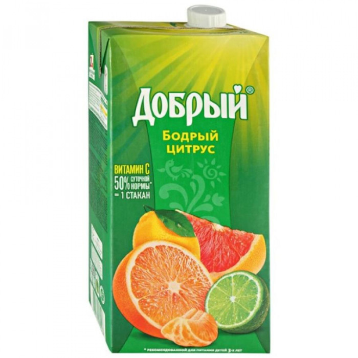Сок ДОБРЫЙ Бодрый цитрус 2л