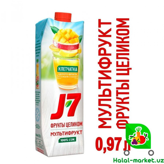 Сок J7 Мультифрукт 0,97 л