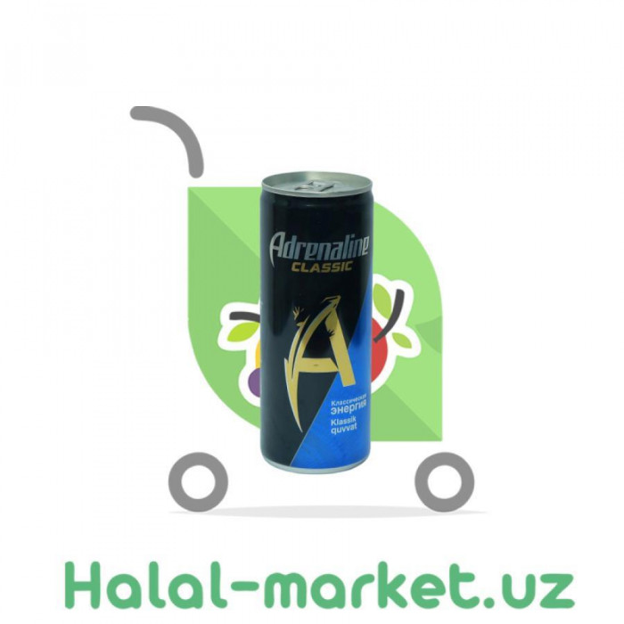 Энергетик ADRENALIN RUSH UZB 250мл