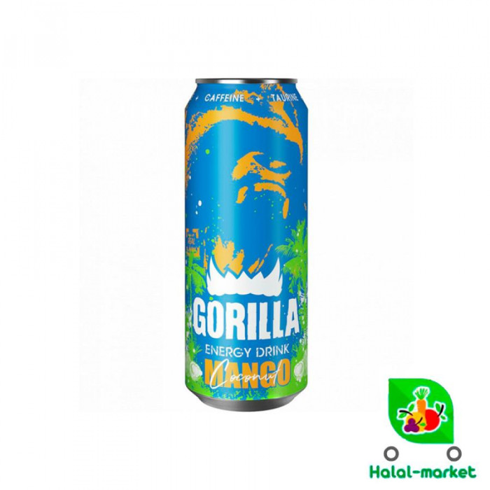 Энергетик GORILLA ENERGY DRINK Mango 0.45мл