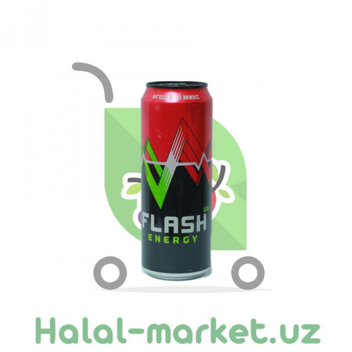 Энергетик FLASH Ягодный микс 0,45л