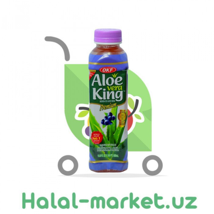 Напиток OKF ALOE VERA KING Черника 500мл